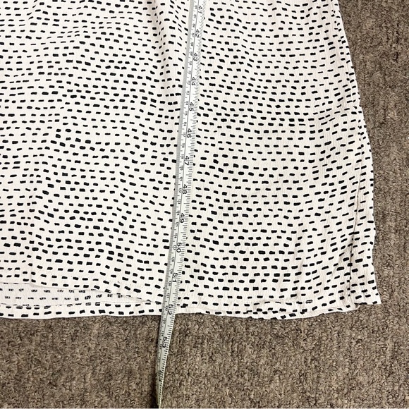 Lucky Brand White Black Geometric Maxi Sleeveless Boho Dress Size S - Picture 12 of 12